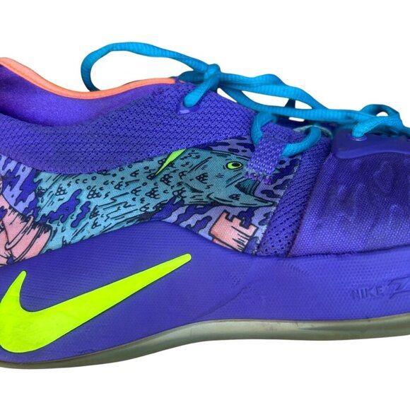 Nike Men’s PG2 2018 Mamba Mentality Zoom Purple Sneakers Size 10.5 AO2986-001 - Picture 4 of 15